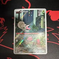 Pokemon Shelmet Illustration Rare Holo SV: White Flare 60 HP 093/086 Card - Image 1
