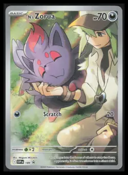 N's Zorua Promo SV: Scarlet & Violet Promo Cards 189 NM - Image 1