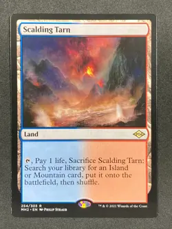 Scalding Tarns Modern Horizons 2 Land Rare Magic Gathering Card - VLP - Image 1