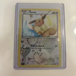 Pokemon TCG Eevee Reverse Holo RC14/RC25 Legendary Treasures Card 2013 - Image 1