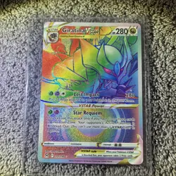 Pokemon Giratina VSTAR TCG 201/196 Lost Origin Secret Rare Rainbow Card LP++ - Image 1