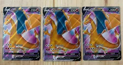 (3) Charizard V SWSH050 - Sword & Shield Promo Cards Holo - Image 1