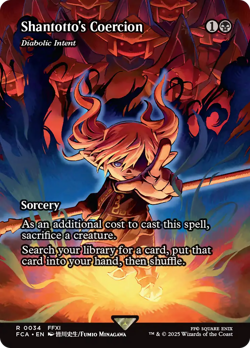 Diabolic Intent (REGULAR) x1 - MTG Final Fantasy: Through the Ages FCA #34 - Image 1