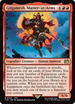 Gilgamesh, Master-at-Arms (REGULAR) x1 - MTG Final Fantasy FIN #139 - Image 1