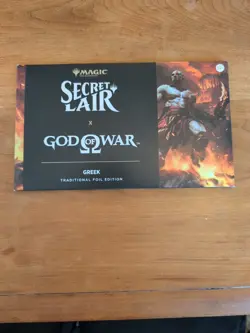 Magic The Gathering Secret Lair x God of War: Greek Foil Edition Sealed - Image 1