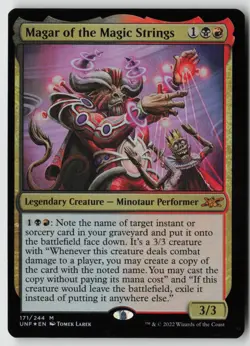 Magar of the Magic Strings FOIL 171 Unfinity NM - Image 1