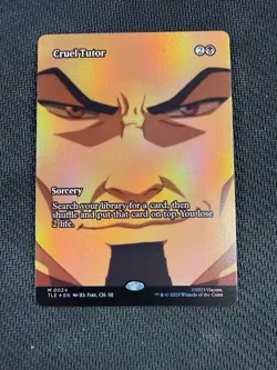 FOIL Borderless Cruel Tutor TLE 0024 Eternal Mythic MTG Avatar - Image 1
