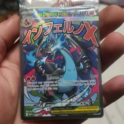 Pokemon Mega Charizard X EX 023 Me: Mega Evolution Promo Holo English - Image 1