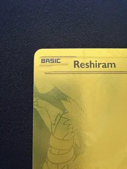 Pokemon 2013 Reshiram 114/113 Gold Secret Rare Full Art – Legendary Treasures LP - Image 3