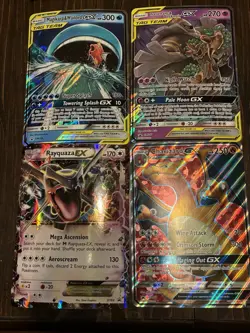 Pokemon JUMBO Card Private Lot Charizard GX Tag Team Rayquaza EX for Ike34j - Image 1