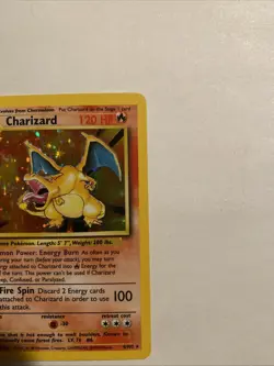 Pokemon TCG Charizard 4/102 Rare Holo Card Base Set LP 🔥 - Image 3
