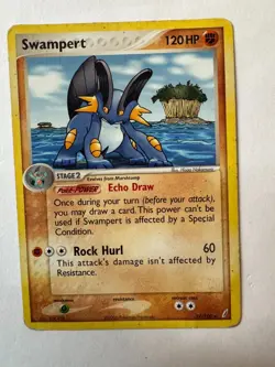 2006 Pokemon Swampert #27/100 non holo pre-owned - Image 1