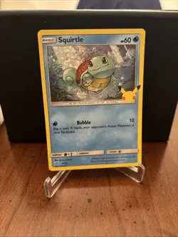 Pokemon Squirtle 17/25 HOLO McDonald's 25th Anniversary Promo Card - Image 1