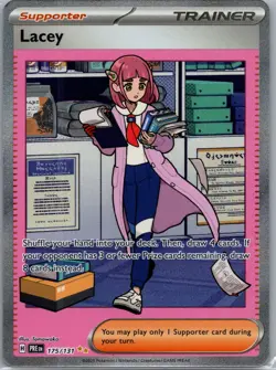✨ Pokemon TCG – Lacey 175/131 | Full Art Trainer | Prismatic Evolutions ✨ - Image 1