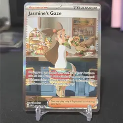 Pokemon TCG Jasmine's Gaze SIR 245/191 Sv08: Surging Sparks Holo - Image 1
