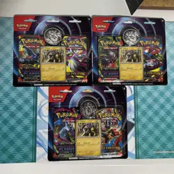 3 Pokemon Mega Evolution & Phantasmal Flames Raikou Promo 2-Pack Blisters Sealed - Image 1