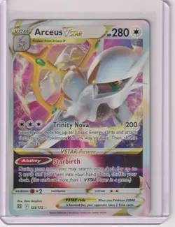 Arceus VSTAR 123/172 Holo Rare VSTAR Brilliant Stars Pokemon NM/M - Image 1