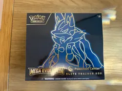 Mega Evolution PC ETB - Pokemon Center Exclusive Lucario ETB Sealed New - Image 1