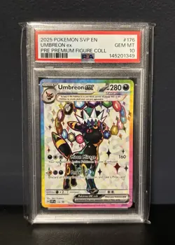 Pokemon SVP EN Umbreon EX #176 Premium Figure Collection Box PSA 10 - Image 1