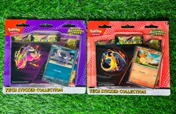 Pokemon Ascended Heroes 3 Booster Pack Blister Tech Sticker Collection Set - Image 1