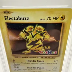 2016 POKEMON XY EVOLUTIONS ELECTABUZZ HOLO COSMOS TOYS R US EXCLUSIVE MINT PSA 9 - Image 3