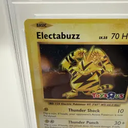 2016 POKEMON XY EVOLUTIONS ELECTABUZZ HOLO COSMOS TOYS R US EXCLUSIVE MINT PSA 9 - Image 4