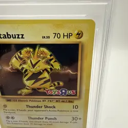 2016 POKEMON XY EVOLUTIONS ELECTABUZZ HOLO COSMOS TOYS R US EXCLUSIVE MINT PSA 9 - Image 5