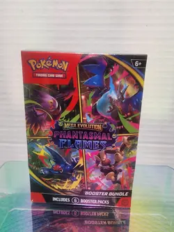 Pokemon Mega Evolution Phantasmal Flames Booster Bundle Sealed -Each. - Image 1