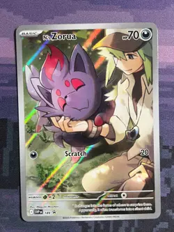 N's Zorua 189 Pokemon Scarlet & Violet Promo Near Mint - Image 1