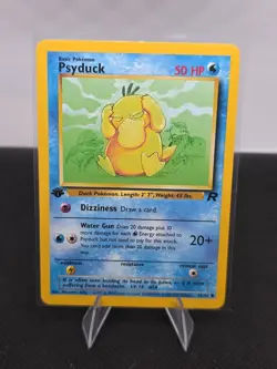 Pokemon Psyduck Team Rocket 1st Edition 65/82 - LP - Image 1
