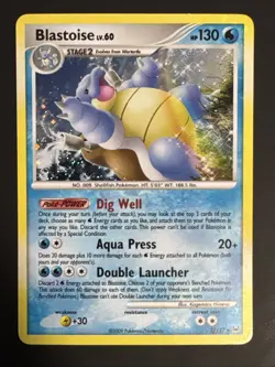 Blastoise LV. 60 2/127 - Holo Rare - Platinum - Pokemon TCG 2009 NM - Image 1