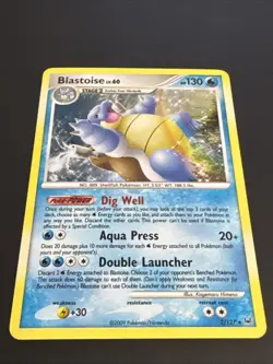 Blastoise LV. 60 2/127 - Holo Rare - Platinum - Pokemon TCG 2009 NM - Image 2