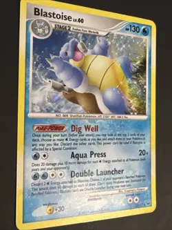 Blastoise LV. 60 2/127 - Holo Rare - Platinum - Pokemon TCG 2009 NM - Image 4