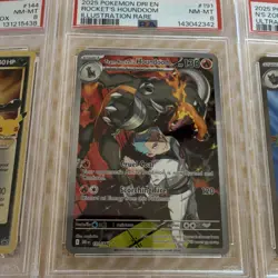 Pokemon TCG PSA Graded Greninja Houndoom Zoroark Shuckle Bellibolt Lot (5) - Image 3