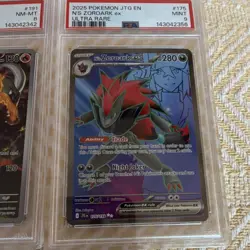 Pokemon TCG PSA Graded Greninja Houndoom Zoroark Shuckle Bellibolt Lot (5) - Image 4