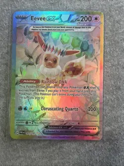 Pokemon TCG Eevee EX Prismatic Evolutions Special Illustration Rare 167/131 Mint - Image 1