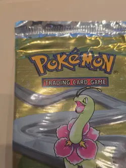 2000 Pokemon TCG Neo Genesis CASE FRESH Factory Sealed Booster Pack (Meganium) - Image 2