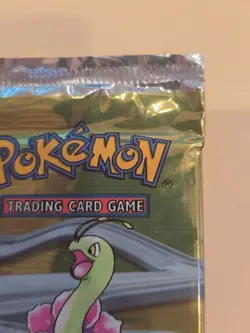 2000 Pokemon TCG Neo Genesis CASE FRESH Factory Sealed Booster Pack (Meganium) - Image 5
