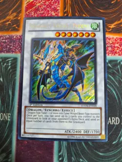 Yu-Gi-Oh! Dragunity Knight - Trident HA04-EN028 Secret 1st Edition Near Mint - Image 1