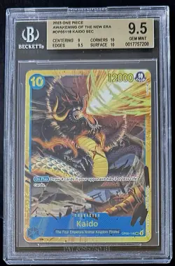 BGS 9.5 One Piece OP05-118 SEC Kaido - English - Awakening of the New Era - Image 1