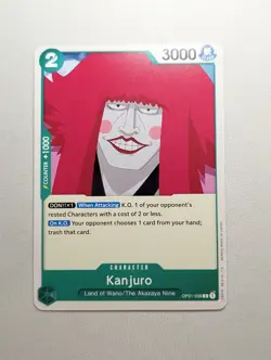 Kanjuro OP01-038 C (Common) One Piece Romance Dawn TCG Card - Image 1