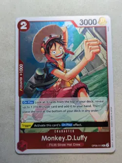 OP06-013 - Monkey.D.Luffy - Wings of the Captain - ONE PIECE CARD GAME - Image 1