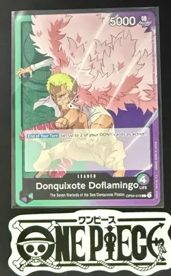 One Piece OP04-019 L Donquixote Doflamingo - ENG - Regular - Play Set - NM/M - Image 1