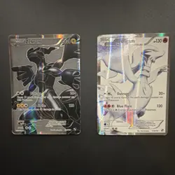 Pokemon TCG Zekrom 114/114 Reshiram 113/114 Holo 2011 Basic Card Lot - Image 1