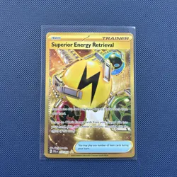 Pokemon Card Superior Energy Retrieval 277/193 Sv02 Paldea Evolved Holo Gold - Image 1