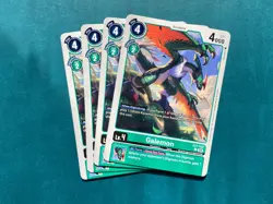 Galemon EX7-032 Playset Digimon Liberator Card Game x4 - Image 1