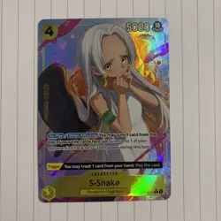 S-Snake Alt Art AA OP13-114 ONE PIECE Card Game TCG CCG ENGLISH - Image 1