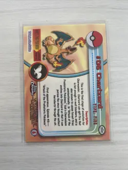 2000 Topps Chrome Charizard #06 & Charizard Topps Foil Pokemon Card NM-Mint! - Image 5