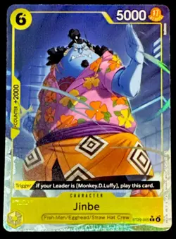 Jinbe ST29-005 Alt Art Starter Deck Promo One Piece Card English FAST Ship - Image 1
