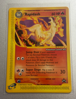 Pokemon TCG Rapidash Expedition Pokemon Center NY Promo Black Star Card 51 NM - Image 4